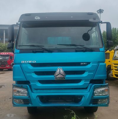 8800.000kg HOWO 371HP de transporte recém-usado camião de descarga de lixo trator agrícola reboque
