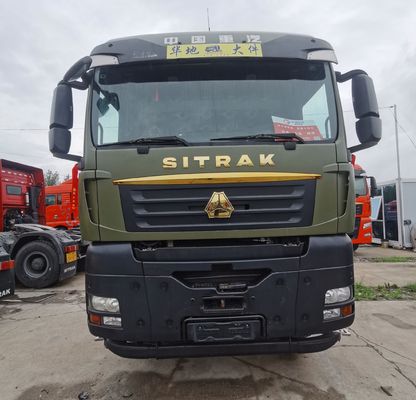 Caminhão pesado com motor de alta capacidade com assento de suspensão aérea e caminhão sinotráfico de 480 hp 6X4