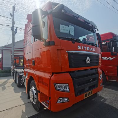 31-40t Capacidade de carga Sinotruck Camião usado com tanque de combustível de 1000L e assento de suspensão pneumática