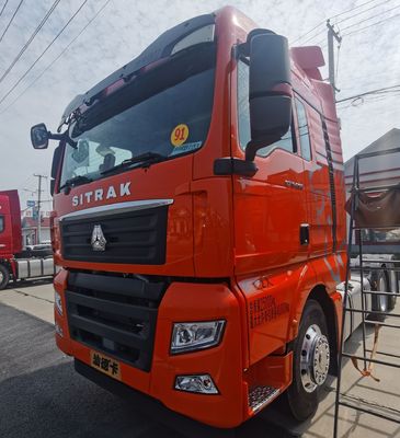 Assento de suspensão aerodinâmica 480HP Sinotruck Caminhão usado para reboque de semi-reboque 6,5x2,5x4m
