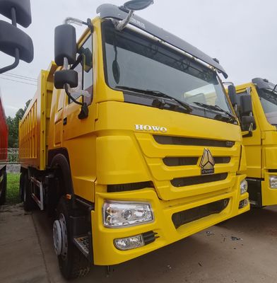 11m*2.55m*3.45m Estilo de elevação frontal Caminhão de descarga usado com pneus e sistema hidráulico