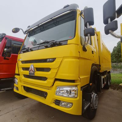 11m*2.55m*3.45m Estilo de elevação frontal Caminhão de descarga usado com pneus e sistema hidráulico