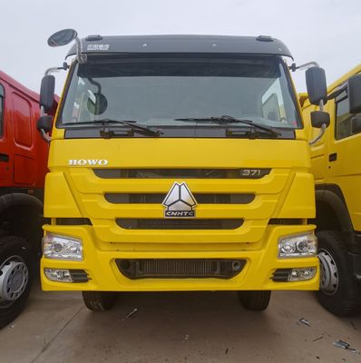 Pneus e direção hidráulica Hovo 6X4 LHD camião de descarga usado para o seu negócio de transporte