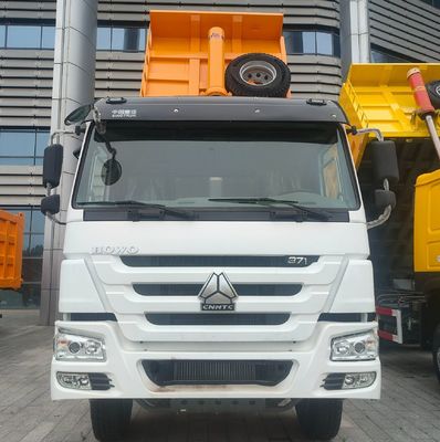 HOWO 371HP camião de descarga pesado com direção hidráulica e certificação ECE dos pneus