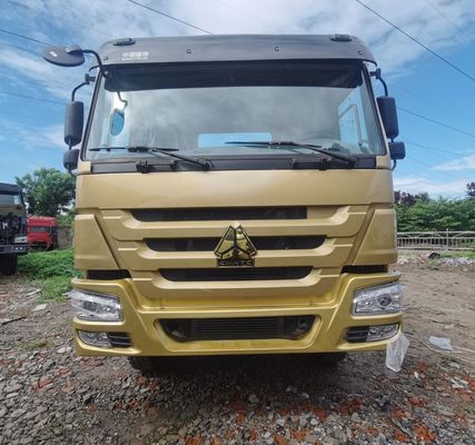 400L Tanque de combustível usado HOWO caminhão-trator com assento de suspensão a ar e pedido personalizado