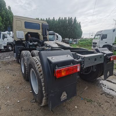 400L Tanque de combustível usado HOWO caminhão-trator com assento de suspensão a ar e pedido personalizado