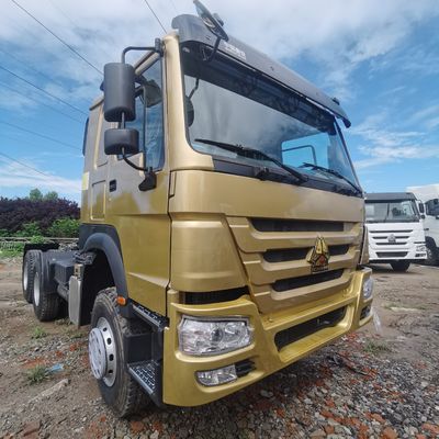 600L Tanque de combustível HOWO caminhão tractor para reboque ISO certificado e motor diesel durável