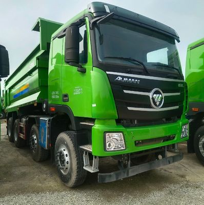 31-40t Capacidade de carga Foton Dump Truck com 12 rodas e assento do condutor de suspensão pneumática