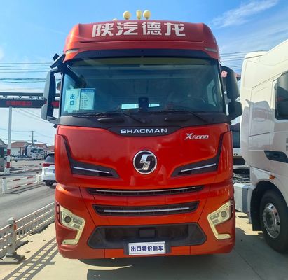 Caminhão de trator durável e diesel Delong X6000 com tanque de combustível de 1000L Semi-remolque de reboque