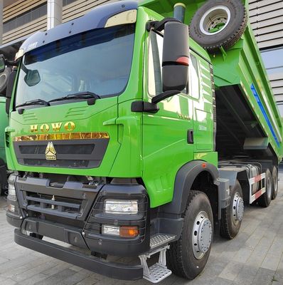 Pneus HOWO Tx 6X4 8X4 10/12 Rodas Tipper caminhão de mineração caminhão de descarga com Hyva Front Lifting