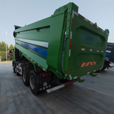 Pneus HOWO Tx 6X4 8X4 10/12 Rodas Tipper caminhão de mineração caminhão de descarga com Hyva Front Lifting