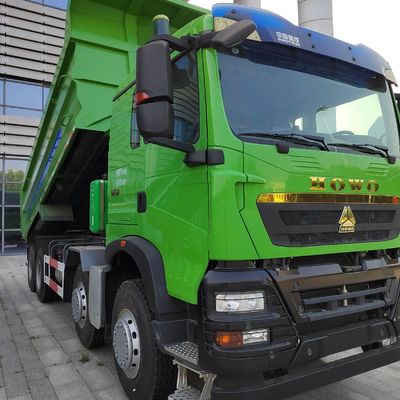 6X4 Transmissão manual camião de descarga de carga pesada para transporte de materiais de construção