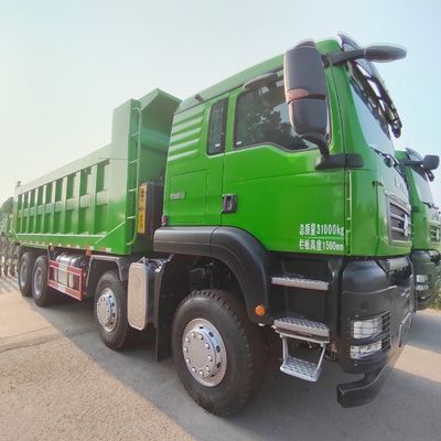Sitrak Shacman 8X4 12 Rodas Dump Tipper Trucks Personalização e transmissão manual