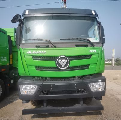 Tipo de transmissão manual Caminhão de descarga usado com suspensão pneumática e capacidade do tanque de combustível de 400 L