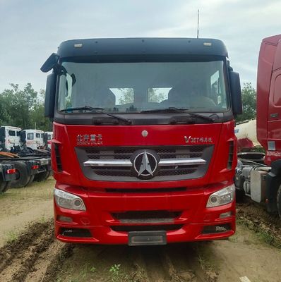 Caminhão de transporte de trator Beiben 6x4 certificado pela ISO com sistema de direção hidráulica avançada