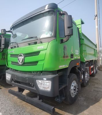 Transmissão manual Tipo de caminhão-trator Auman com suspensão a ar Modelo de camião-dump usado