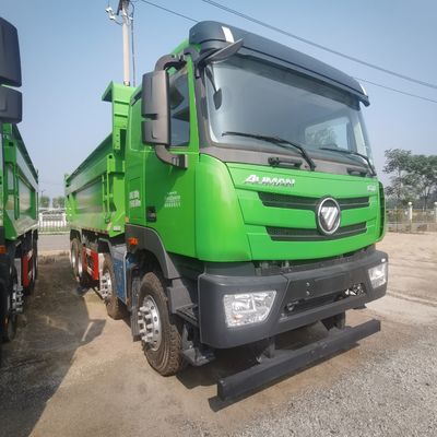 Transmissão manual Tipo de caminhão-trator Auman com suspensão a ar Modelo de camião-dump usado