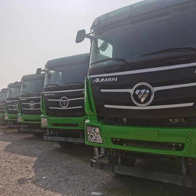 Suspensão aérea confortável 31-40t Transmissão manual Foton Dump Truck para trabalho pesado