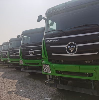 Foton Used Dump Truck com capacidade de tanque de combustível de 400L e material de caixa de carga de aço carbono