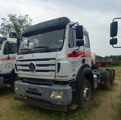 Controle avançado de tração Beiben camião de transporte pesado com caixa de carga de aço carbono
