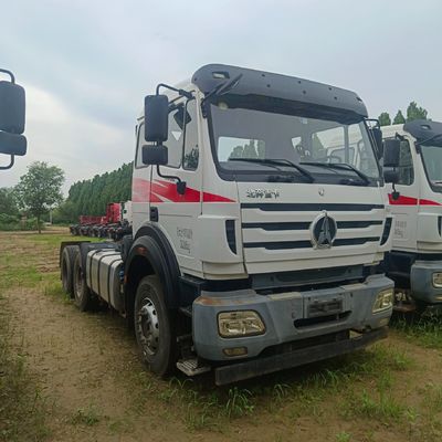 Direção hidráulica 6X4 Beiben caminhão de transporte para caixa de carga de aço carbono e tarefa pesada