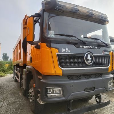 Sinotruk Delong Dump Truck 8X4 com direção hidráulica e capacidade de motor potente