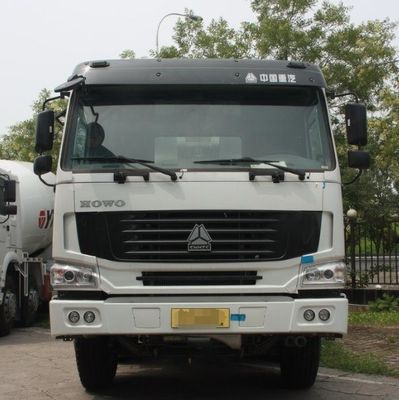Modo de condução 6x4 Utilizado 375 HOWO caminhão de mistura de betão de tambor para construção pesada