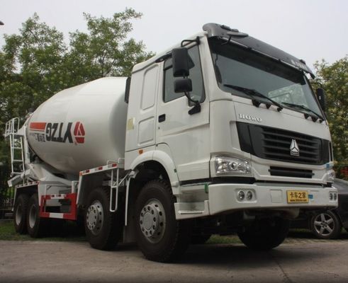 Modo de condução 6x4 Utilizado 375 HOWO caminhão de mistura de betão de tambor para construção pesada