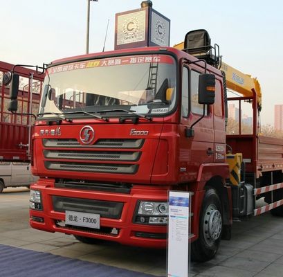 Guindaste montado num camião de 12 toneladas, de 10 toneladas, com um design dobrável e capacidade de carga de 10245x2496x3450 m