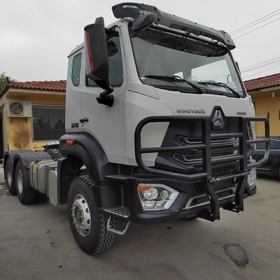 Venda HOWO 371HP 6X4 caminhões-trator Cargas usadas caminhão de transporte de mercadorias transmissão manual