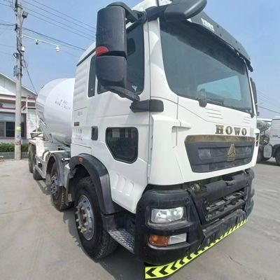 340 Tx HOWO Caminhão de mistura de betão para construção pesada e direção hidráulica