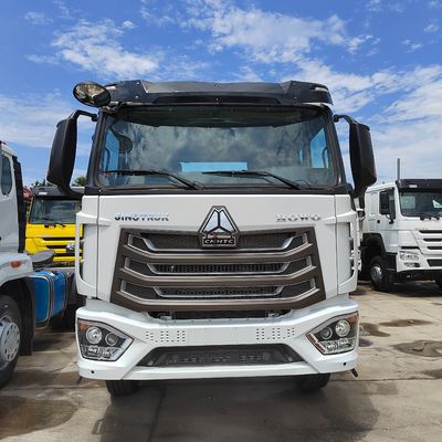 Caminhão-trator Sinotruk de segunda mão com caixa de carga de aço carbono em boas condições