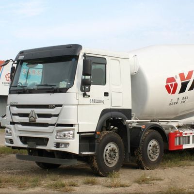 ZZ1257N3647N1 8x4 Caminhão Sinotruk usado HOWO 380 HP Misturador de concreto com alta durabilidade