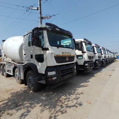 Combustível Diesel 8m3 6X4 Caminhão de mistura de betão Pacote de construção Peso bruto 8400.000kg