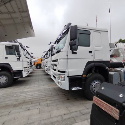 Caminhão-trator HOWO 371HP 6X4 usado para transporte de carga dentro de material de caixa de aço carbono