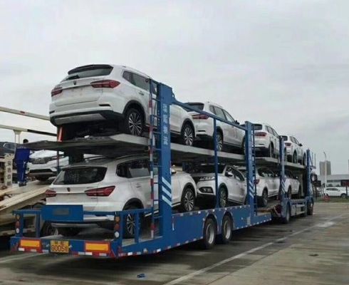 Semi-reboque para milho Amendoins Trigo Carvão Minerais Auto-desembarque Transporte de grãos