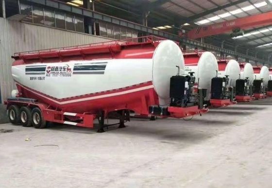 Semi-reboque para milho Amendoins Trigo Carvão Minerais Auto-desembarque Transporte de grãos