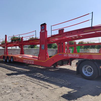 Suspensão aérea Fuhua Trailer de transporte de grãos de eixo para customizado e auto-dumping