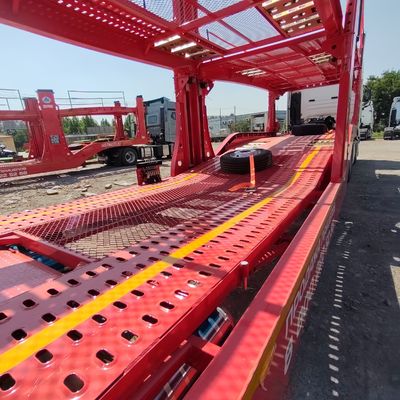 Suspensão aérea Fuhua Trailer de transporte de grãos de eixo para customizado e auto-dumping
