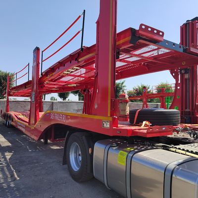 Suspensão aérea Fuhua Trailer de transporte de grãos de eixo para customizado e auto-dumping