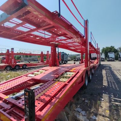 Suspensão aérea Fuhua Trailer de transporte de grãos de eixo para customizado e auto-dumping