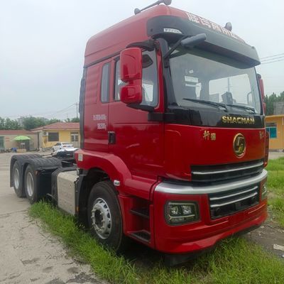 Shaanxi Automobile Delong Diesel 6X4 Tractor Truck com Assento de Suspensão Aérea Pagamento completo