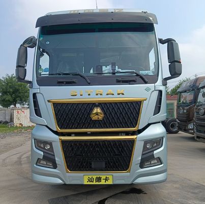 Shandeka 6X4 caminhão de transporte de tração a gás com capacidade de carga de transmissão manual de 31-40 t