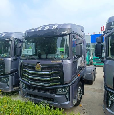 Caminhão pesado nacional HOWO 6X4 GNL Transmissão automática Caminhão polivalente