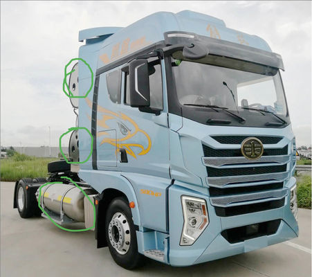 Caminhão-trator FAW X6000 de GNL e GNC personalizado com 580 CV