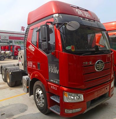 FAW Jiefang J6plng6X4 Caminhões de transporte a tractor com elevação frontal