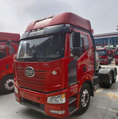 J6p Caminhão de transporte de tração a gás 510HP Trator usado para 31-40t de capacidade de carga