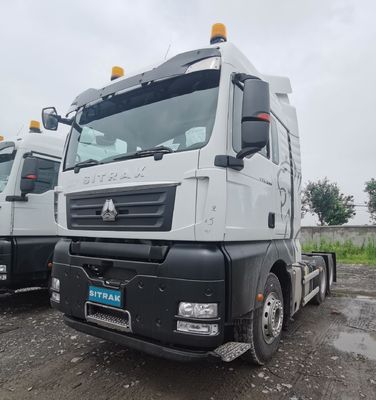 Capacidade Transmissão manual Sinotruk Sitrak Trator a GNC para transporte de longa distância