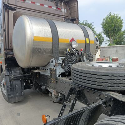Caminhão a gás diesel 4*2 com direção assistida e material da caixa de carga de aço carbono