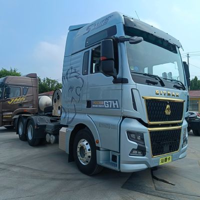630HP 6*4 2024 Shandeka G7h LNG Tractor Truck para Transportar 8.25m*2.55m*3.96m Carga
